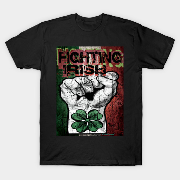 Fighting Irish Tee Shirt Irish Pride by WarriorX